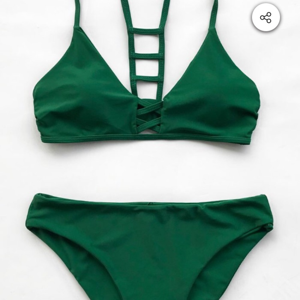 Green bikini